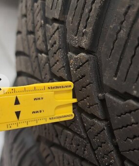 ZIMNÍ Sada 5x112 VW - ŠKODA 195/65 R15 MICHELIN-CONTINENTAL - 10