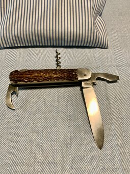 Mikov Fixír – lovecký kapesní nůž s vývrtkou, otvírákem .. - 10