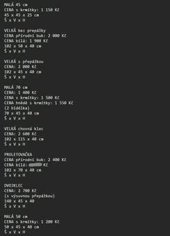 Levné bednové klece z bílého lamina - 10