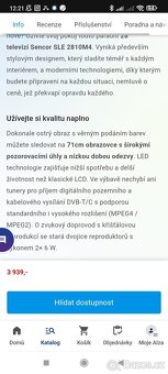 Televize Sencor - 10