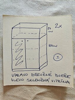 sektorový nábytek - skříň, 80. léta - 10