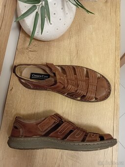 Cesare Cave pánské sandály vel. 42,5 kožené - 10