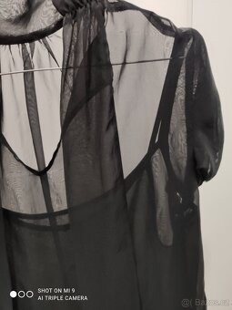 Černa dámská sifonova tunika. Pietro Filipi selection. - 10