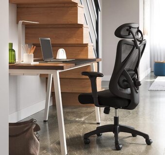 Nové ergonomické kancelářské křeslo s nosností 150 kg - 10