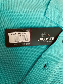 Polo tričko Lacoste, tyrkysové, 3XL - 10