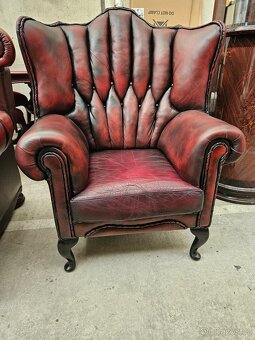 CHESTERFIELD ŠTÝL 3+1+1+UŠÁK KRESLO - 10
