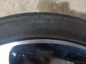 4x letní pneu s ALU disky - 225/40/ZR18 92Y ET50 - 10