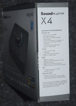 Creative Sound Blaster X4 externí Hi-res 7.1 USB DAC, nová - 10