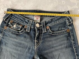 True Religion - dáms. džíny USA, vysoká PC - vel. 28 - 10