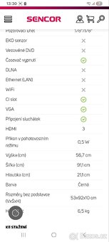 Televize Sencor 100cm (40"),včetně držáku - 10