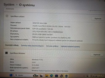 Lenovo T480 i5-8350U/16GB/512GB/W11 Pro/65W-2x nové BAT - 10