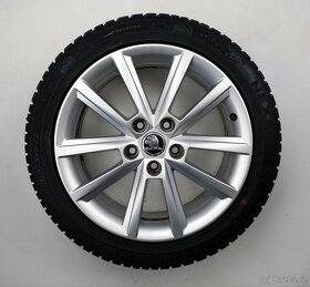 Škoda Octavia  - Originání 17" alu kola - Zimní pneu - 10