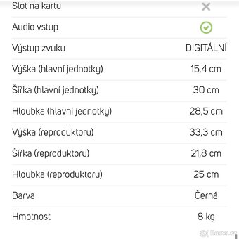 Hifi věž sencor SMC 8000B - 10