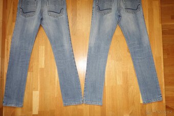 2x dívčí rifle, džíny pro dvojčata vel.134 - 10