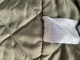 Dívčí teplá džínová parka s kapucí- Hema-146/152 - 10