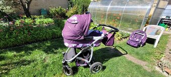 Krásný multifunkční kočárek LARGO -pěkný zachovalý - 10