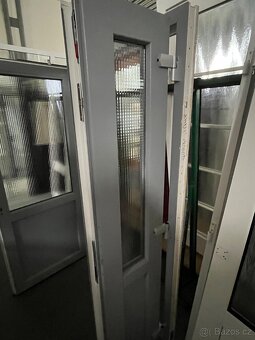 DVOUKŘÍDLÉ PLASTOVÉ DVEŘE SCHUCO SV.ANTHRAZIT 140x218-PLZEŇ - 10