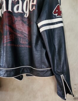 REPLAY kožená unisex bunda vel. L - 10