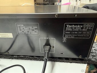 Technics tape deck RS-BX606 - 10