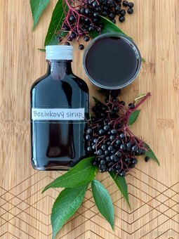Čerstvý domácí bezinkový sirup - 10