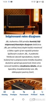 JBL Authentics 500 --- nový bluetooth reproduktor sk záruka. - 10