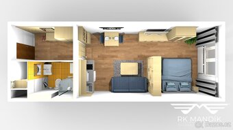 Pronájem byty 1+kk, 33 m2 - Praha - Vysočany, ev.č. 681 - 10