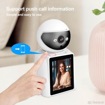Chytrá WiFi monitorovací kamera s displejem SriHome - 10