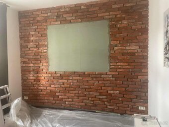 Cihlový obklad pásky z cihly líc - 10