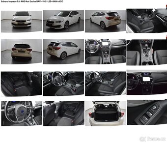 Subaru Impreza 1.6i 4WD 114ps Aut Exclus DPH NAV LED 6/22 - 10