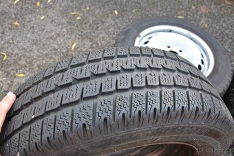 VW T5,T6 (6.1) - Sada pěkných zimních kol 205/65R16C zánovní - 10