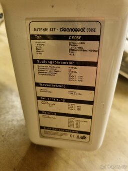 Prodám bidetové sedátko s vyhříváním Cleanoseat CS05E - 10