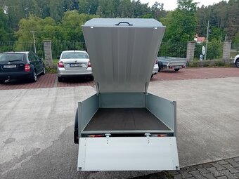 Přívěs, přívěsný vozík s alu bočnicemi a uzamykatelným víkem - 10