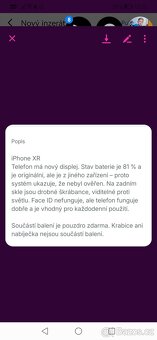 Prodám iPhone Xr - 10