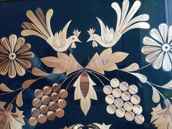 Intarzie - obrazy 70 - tá léta - RETRO - 10