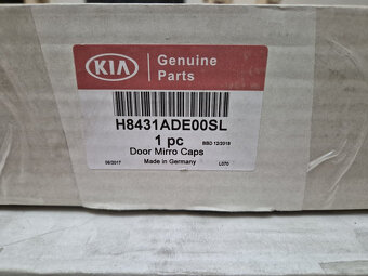 kryty vnějších zrcátek stříbrné Kia Rio (YB) H8431ADE00SL - 10