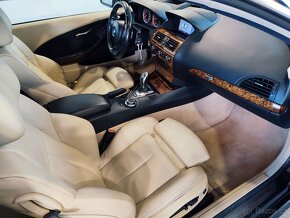 BMW 635d 210kW HUD/KŮŽE/PAMĚŤ/NAVI/ALU18 - 10