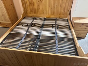 Krásná dřevěná Ložnice IKEA HURDAL z masivu Komplet - 10