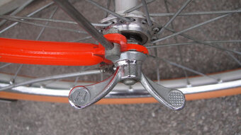 Peugeot, 1976, nádherné dámské kolo, oranžová barva - 10