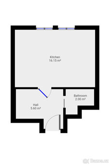 Pronájem bytu 1+kk, Krásova, Praha - Žižkov, 18 200 Kč/měs., - 10
