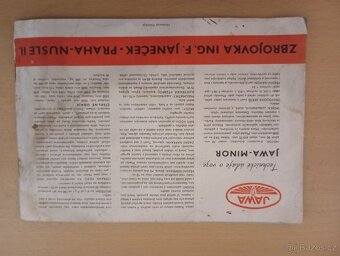 Prodám originál brožuru na Jawa Minor - 10