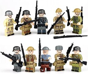 Rôzne sety vojakov (8ks) - typ lego, nové, nehrané - 10
