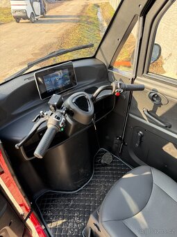 Elektromobil - Elektrická tříkolka Leramotors E1, červená - 10