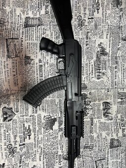 AK-47 Airsoft (kov/plast), zánovní, s doplňky - 10