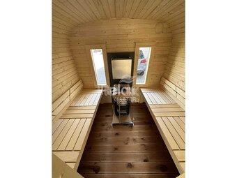 Zahradní finská sauna 3,5M s předsíní - 10