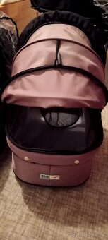 Kočárek TFK pro dvojčata hnědý - 10