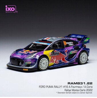 Modely Ford Puma Rally1 1:43 IXO - 10