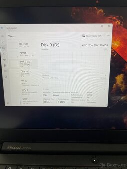 Herní notebook Lenovo- Ryzen 5-5600H- 32RAM- 1T-SSD-512Gb-SS - 10
