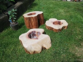 Nabízím vyobrazené květináče z masivního dřeva EKO ošetření - 10