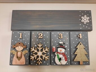 Dřevěné adventní svícny - 10