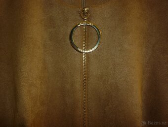 Semišové pouzdrové šaty Calvin Klein - 10